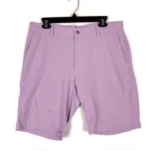 Peter Millar Men's 34 ~9.5" Inseam Lilac Purple Stretch Golf Casual Shorts
